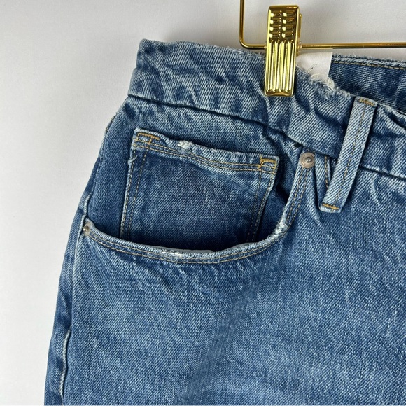 NWT Good American 90s Icon Denim Straight Leg High Rise Size 16 - Picture 6 of 16